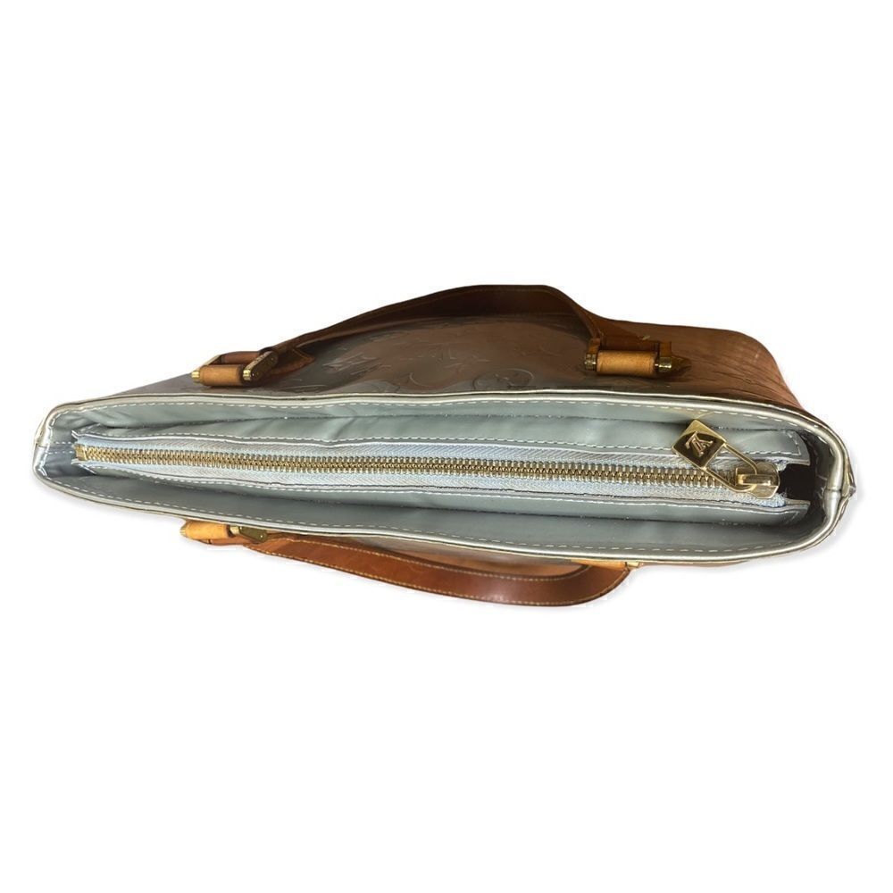 Louis Vuitton Houston Vernis Silver Leather shoulder bag vintage Authenticated - Picture 6 of 16